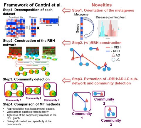 Figure from: Molecular inverse comorbidity between Alzheimer's disease and lung cancer: new insights from matrix factorization